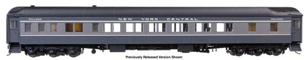 WalthersProto 920-17211 HO scale 82' Pullman Heavyweight 12-1 Sleeper, New York Central Red River