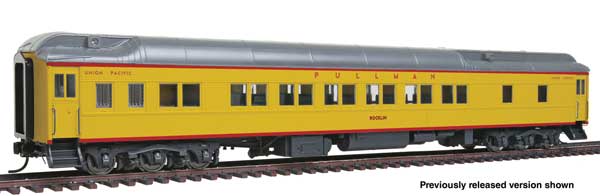WalthersProto 920-17218 HO scale 82' Pullman Heavyweight 12-1 Sleeper, Union Pacific Rocklin