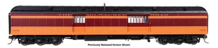 WalthersProto 920-17516 HO scale 70' Heavyweight Baggage Car, Milwaukee Road #1081