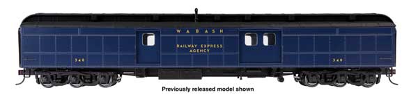 WalthersProto 920-17523 HO scale 70' Heavyweight Baggage Car, Wabash #367
