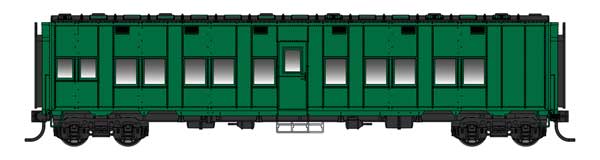 WalthersProto 920-17800 HO scale Pullman-Standard Troop Sleeper Car - Lighted, undecorated
