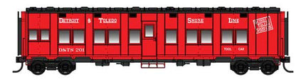 WalthersProto 920-17806 HO scale Pullman-Standard Troop Sleeper Car - Lighted, Detroit & Toledo Shore Line #201