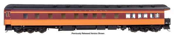 WalthersProto 920-19705 HO scale 82' Pullman Heavyweight 3-2 Observation-Lounge, Milwaukee Road Crystal View