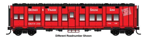 WalthersProto 920-27806 HO scale Pullman-Standard Troop Sleeper Car - Standard, Detroit & Toledo Shore Line #155