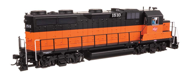 WalthersProto HO scale EMD GP35 Phase II locomotive model Milwaukee Road #1510, featuring LokSound 5 sound and DCC.