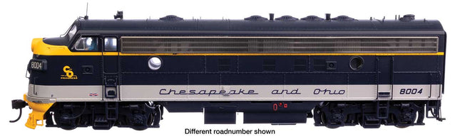 Walthers Proto 920-49549 | EMD FP7 - Standard DC / DCC Ready - Chesapeake & Ohio #8011 | HO Scale