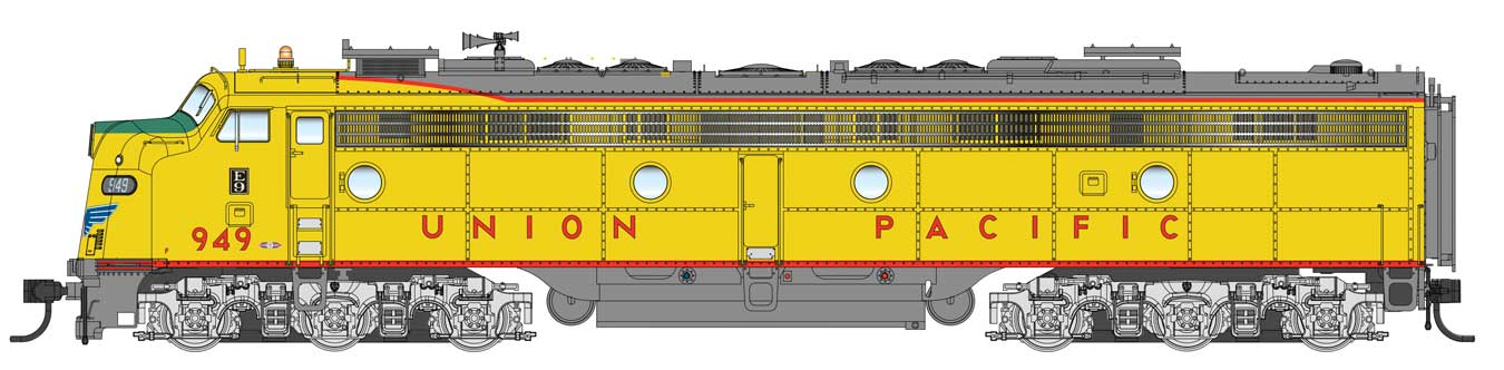 Walthers Proto 920-49918 | EMD E9A-Bm - Standard DC - Union Pacific(R) #949, 963B Heritage Fleet | HO Scale