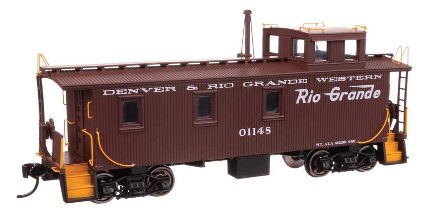 Walthers Proto HO Scale 30' GTW Style Wood Caboose Denver & Rio Grande Western #01148 pre-order model train.