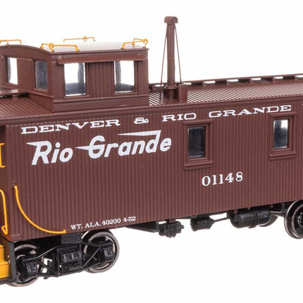 Walthers Proto 103260 | 30' GTW Style Wood Caboose with Offset Coupola - Ready to Run - Denver & Rio Grande Western(TM) #01153 | HO Scale