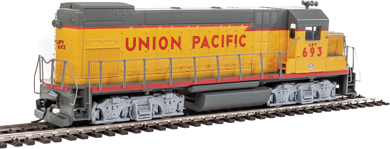 Walthers Trainline 931-2505 | EMD GP15-1 - Standard DC - Union Pacific(R) (yellow, gray, red) | HO Scale