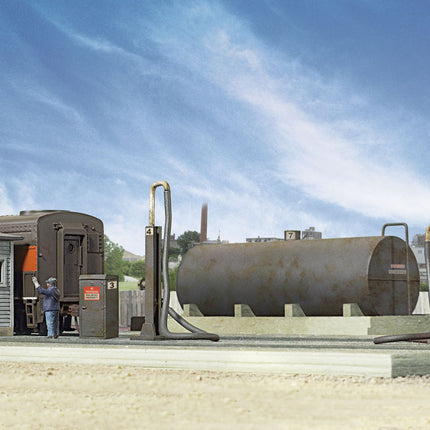Walthers Cornerstone 933-2908 | Diesel Fueling Facility - Plastic Building Kit | HO Scale