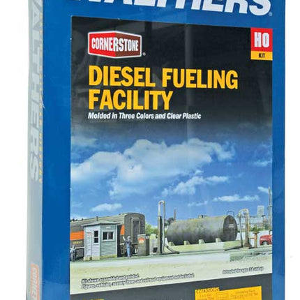 Walthers Cornerstone 933-2908 | Diesel Fueling Facility - Plastic Building Kit | HO Scale