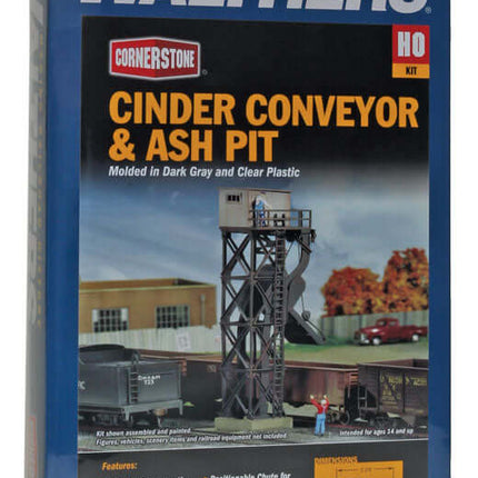 Walthers Cornerstone 933-3181 Cinder Conveyor & Ash Pit HO Scale - box front