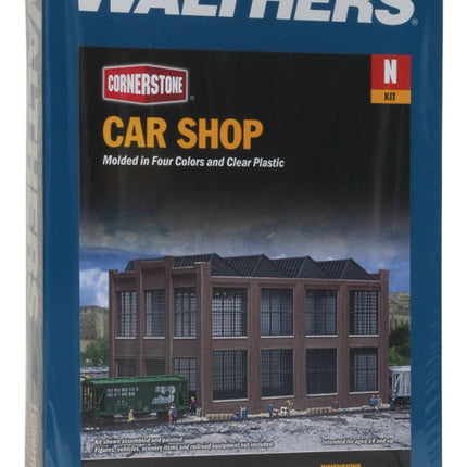 Walthers Cornerstone 933-3228 | Car Shop - Building Kit | N Scale