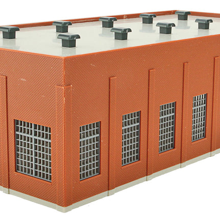 Walthers Cornerstone 933-3266 | Two-Stall 130' Brick Diesel House - Building Kit | N Scale