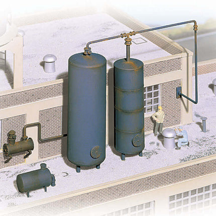 Walthers Cornerstone 933-3514 | Industrial Storage Tanks Kit | HO Scale