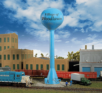 Walthers Cornerstone 933-3814 | Modern Water Tower - Building Kit | N Scale