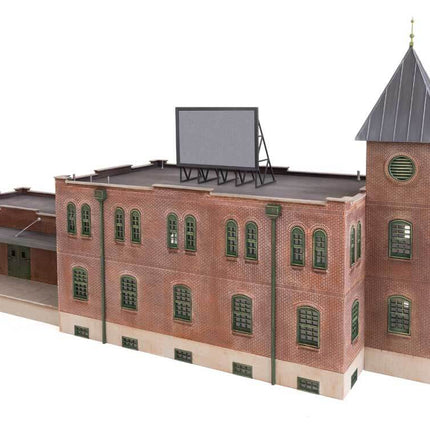 Walthers Cornerstone Vintage Brick Warehouse model, HO scale plastic building kit for industrial layout.