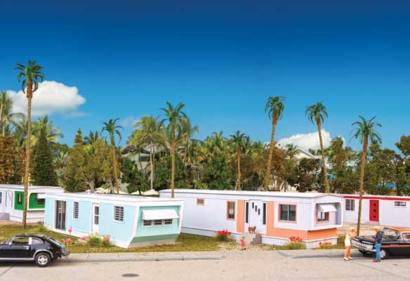 Walthers Cornerstone 933-4148 | Mobile Home 2-Pack Kit | HO Scale