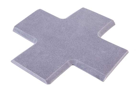 WalthersTrack 948-9040 HO scale crossing roadbed pad for 90-degree crossing