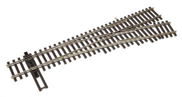 WalthersTrack 10014 Code 100 Nickel Silver DCC-Friendly #4 Turnout Right Hand HO scale