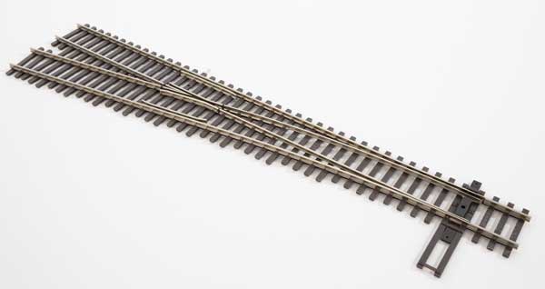 WalthersTrack 10017 Code 100 Nickel Silver DCC-Friendly #6 Turnout Left Hand HO scale