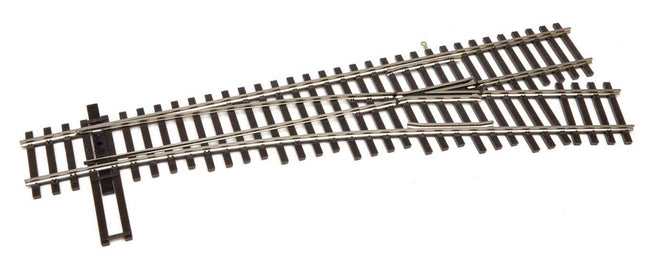 WalthersTrack 948-83014 DCC friendly Code 83 Nickel Silver Right Hand Turnout for HO Scale model trains.