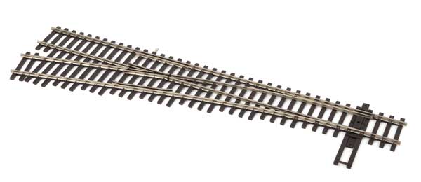 WalthersTrack 83015 Code 83 Nickel Silver DCC-Friendly #5 Turnout Left Hand HO scale