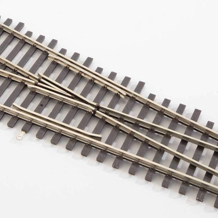 WalthersTrack Code 83 nickel silver DCC friendly number 5 right hand turnout for HO scale model trains.