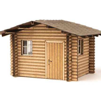 Walthers SceneMaster 949-4113 | Forest Cabin - Laser-Cut Wood Kit | HO Scale