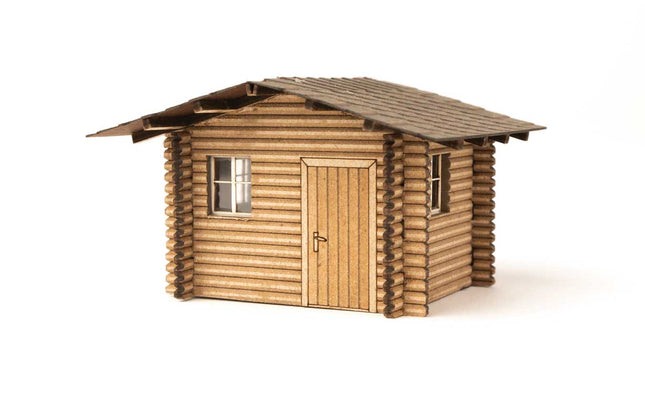 Walthers SceneMaster 949-4113 | Forest Cabin - Laser-Cut Wood Kit | HO Scale