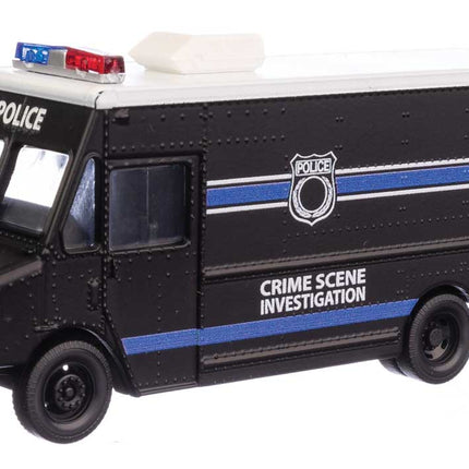 Walthers SceneMaster 949-12105 | Morgan Olson(R) Route Star Van - Police - Crime Scene Investigation - Assembled | HO Scale