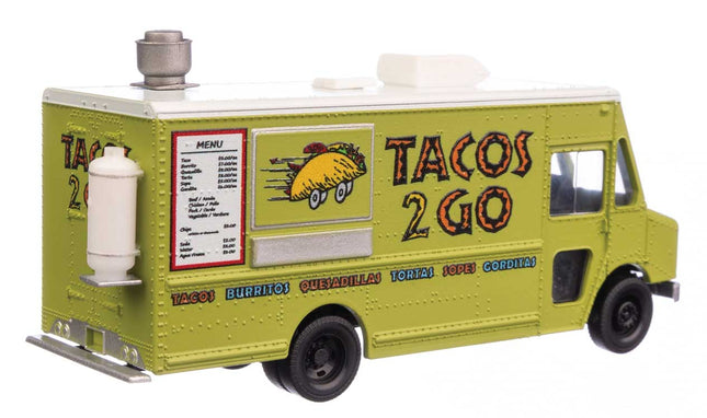 Walthers SceneMaster 949-12109 | Morgan Olson(R) Route Star Van - Tacos 2 Go Food Truck - Assembled | HO Scale