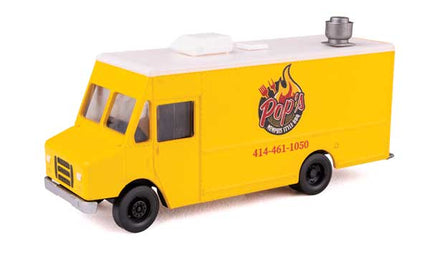Walthers SceneMaster 949-12114 | Morgan Olson Route Star Van - BBQ Food Truck - Assembled | HO Scale