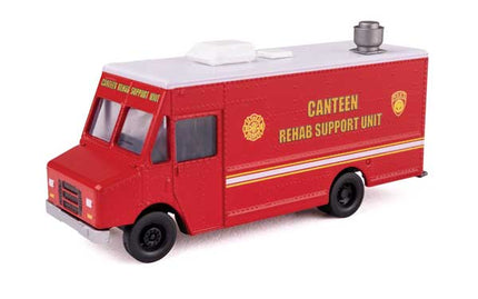 Walthers SceneMaster 949-12116 | Morgan Olson Route Star Van - Fire Department Canteen - Assembled | HO Scale