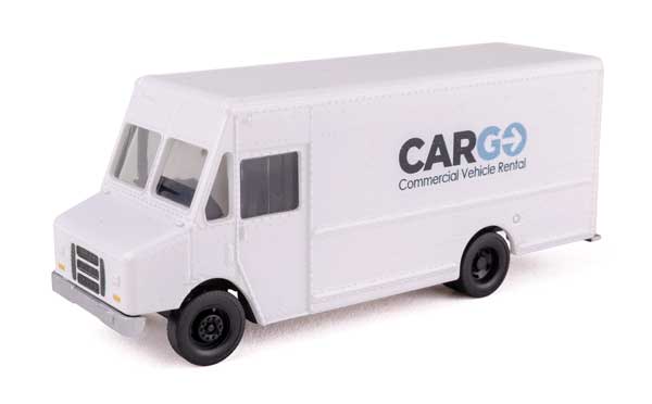 Walthers SceneMaster 949-12117 Morgan Olson Route Star Van Cargo Commercial Vehicle Rental HO Scale - assembled model