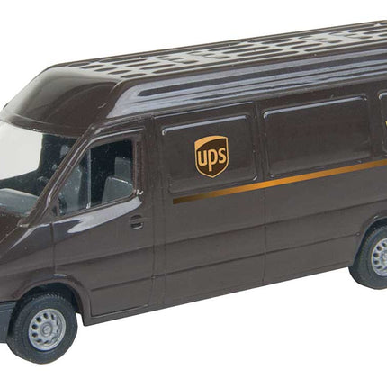 Walthers SceneMaster 949-12200 | UPS(R) Delivery Van - Modern Shield Logo | HO Scale