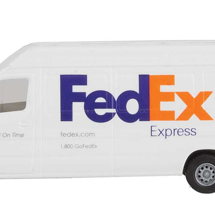 Walthers SceneMaster 949-12203 | Delivery Van - FedEx Express (white, purple, orange) - Assembled | HO Scale