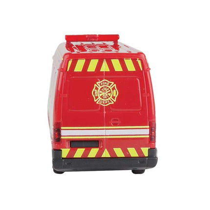 Walthers SceneMaster 949-12204 | Service Van - Fire and Rescue (red, white, yellow) | HO Scale