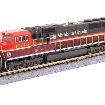 Kato 176-1616 EMD SD70M Union Pacific #1616 Abraham Lincoln N Scale locomotive