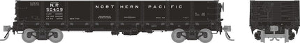 Rapido 163002 40 foot drop-bottom gondola Northern Pacific HO scale
