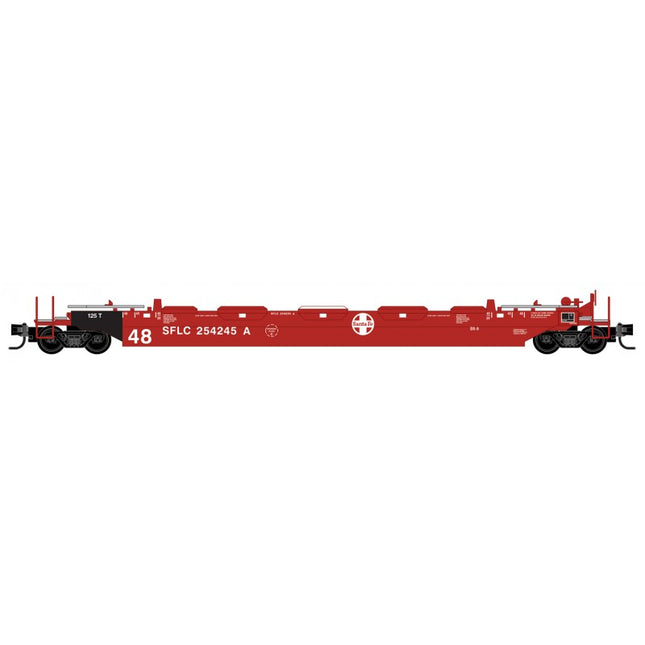 Micro Trains 540 00 153 | Gunderson Husky Stack Well Car - Ready to Run - Santa Fe 254245A (red, white) | Z Scale