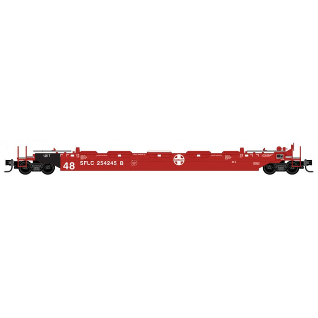 Micro Trains 540 00 154 | Gunderson Husky Stack Well Car - Ready to Run - Santa Fe 254245B (red, white) | Z Scale