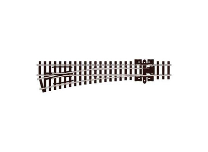 Peco SL-396 Code 80 Medium Radius #6 Turnout - Streamline Left Hand, Insulfrog N scale