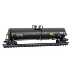 Micro-Trains Canadian Pacific 56' Tank Car #415623 model in N Scale, detailed design for fuel loading.
