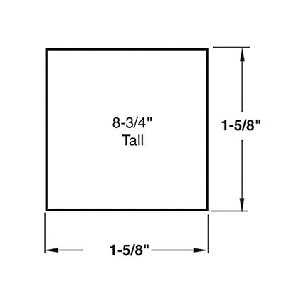 Walthers 933-3198 Van Dyke Farm Windmill HO Scale - assembled size diagram