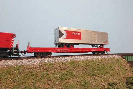 Rapido 1130503A HO scale Marine Industries Piggyback Flatcar w/45' Trailer, Canadian Pacific