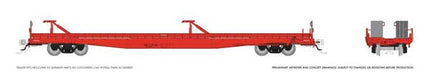 Rapido 1130999 HO scale Marine Industries Piggyback Flatcar, Painted, Unlettered