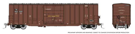 Rapido 1131008 HO scale Trenton Works 5277 Cubic Foot Boxcar, 3-pack, Tomahawk Railway TR