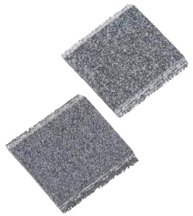 Bachmann 16949 replacement pads for track cleaning car, designed for HO scale models, two pads included.